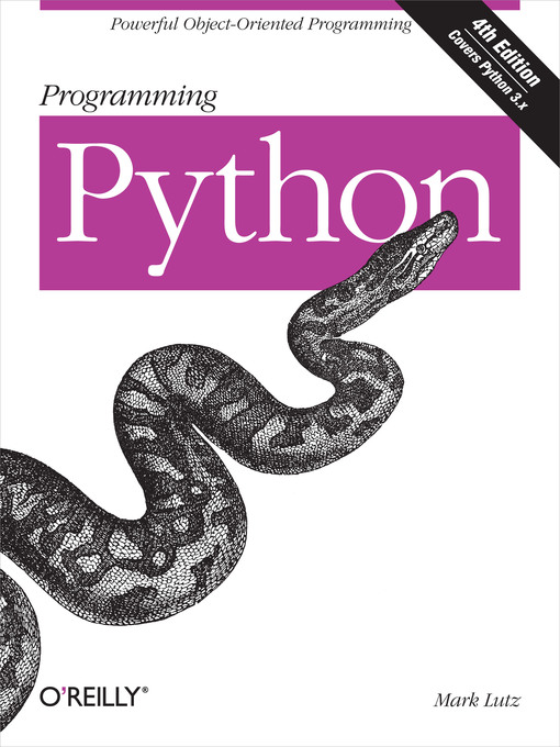 Title details for Programming Python by Mark Lutz - Wait list